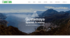 Desktop Screenshot of guatemayaspanishschool.org