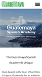 Mobile Screenshot of guatemayaspanishschool.org